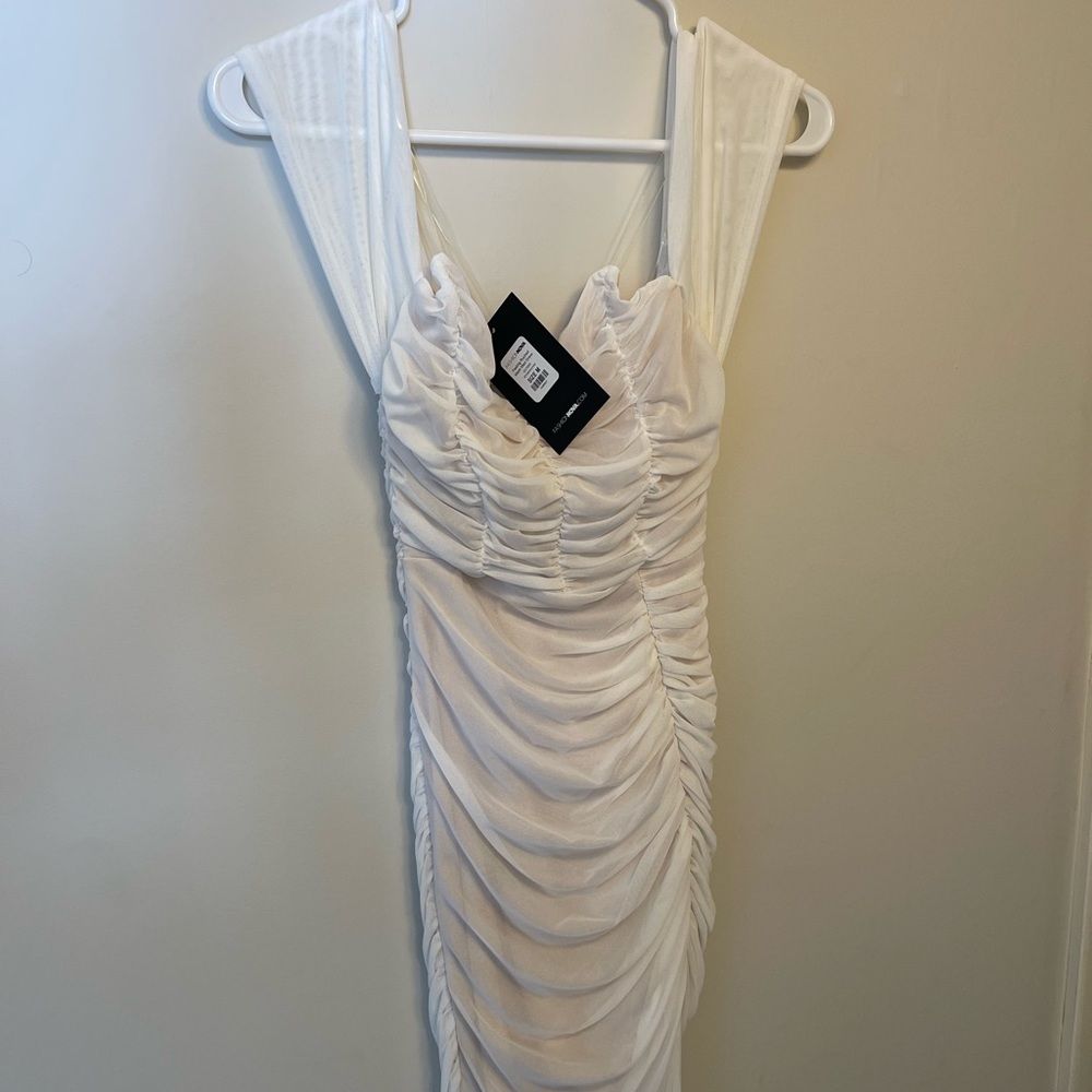 Ruched dress new with tags